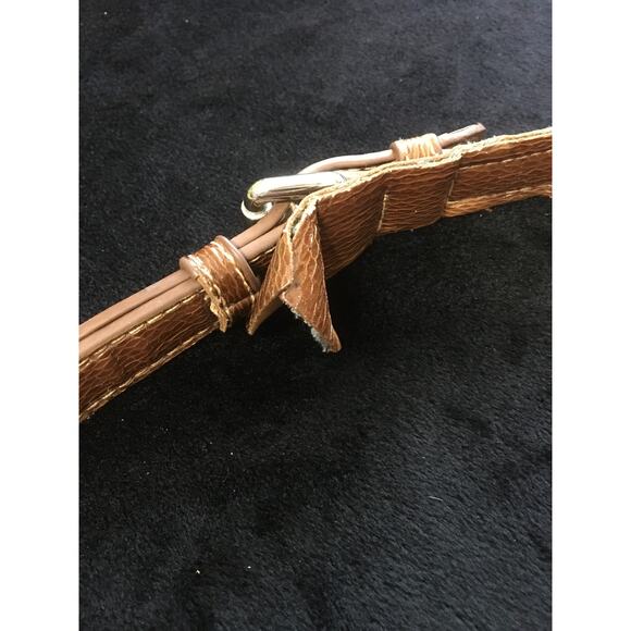 M.C. Marc Chantal Kirstin Multi Colored Croco Embossed Leather Hobo Bag Purse - Picture 12 of 13